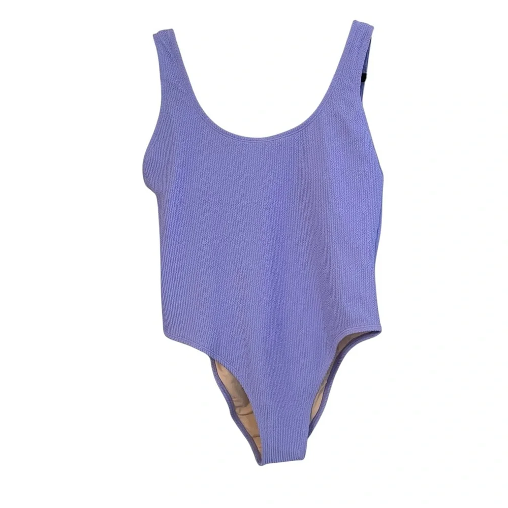 Cotton On Lavender Scoop Back Cheeky One‎ Piece Swimsuit NWT Large